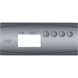Overlay, Gecko in.k19, 4 Button, P1, Lt, Temp Up, Temp Down : 80-0236A