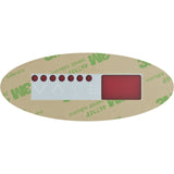 Overlay, HydroQuip Eco 1, Pump 1, Light, Small Oval : 80-0201