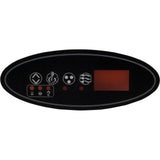 Overlay, HydroQuip Eco 2, Pump 1, Light, Aux, Small Oval : 80-0202