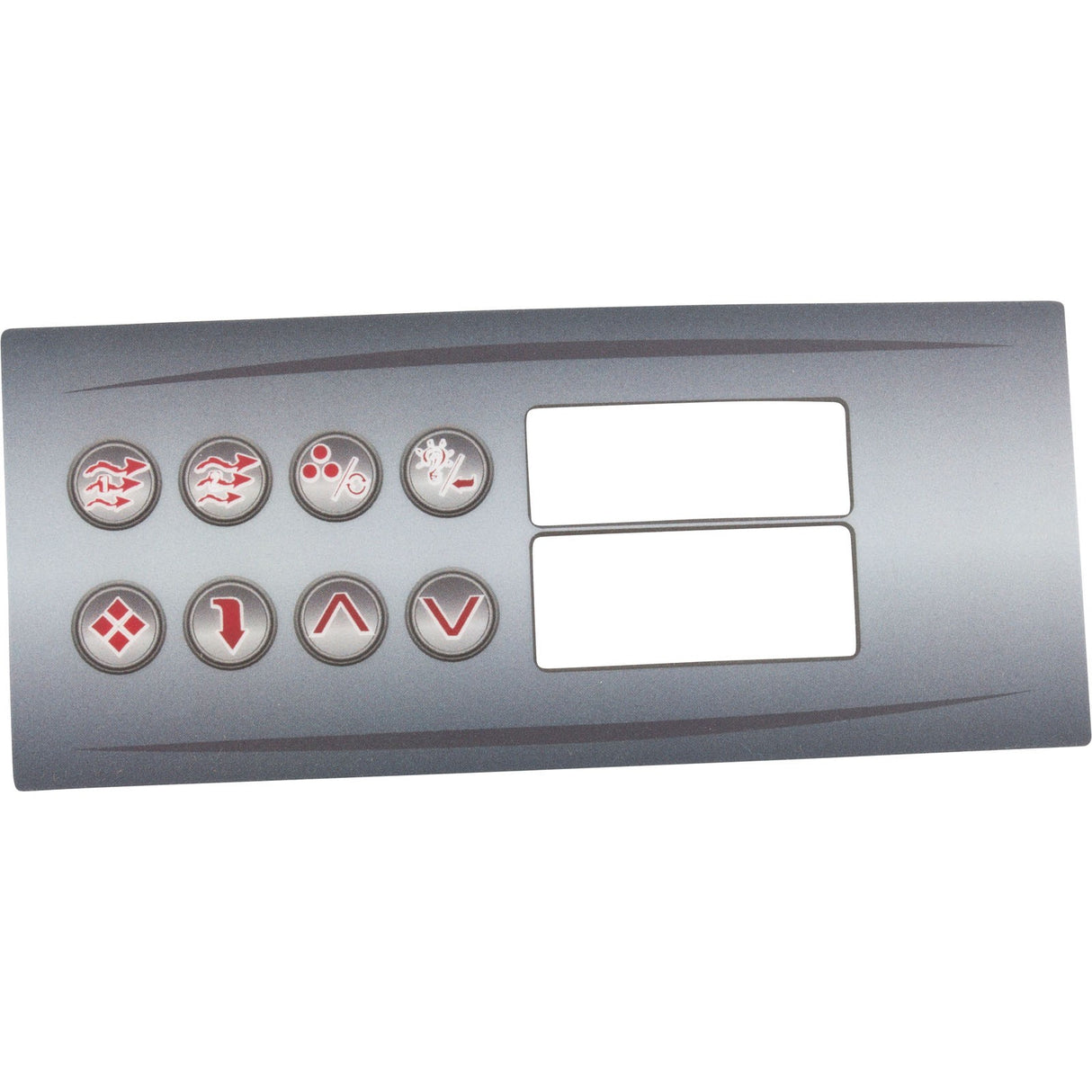 Overlay, HydroQuip HT2, 8 Button, Large Rec : 80-0211