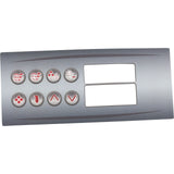 Overlay, HydroQuip HT2, 8 Button, Large Rec : 80-0211