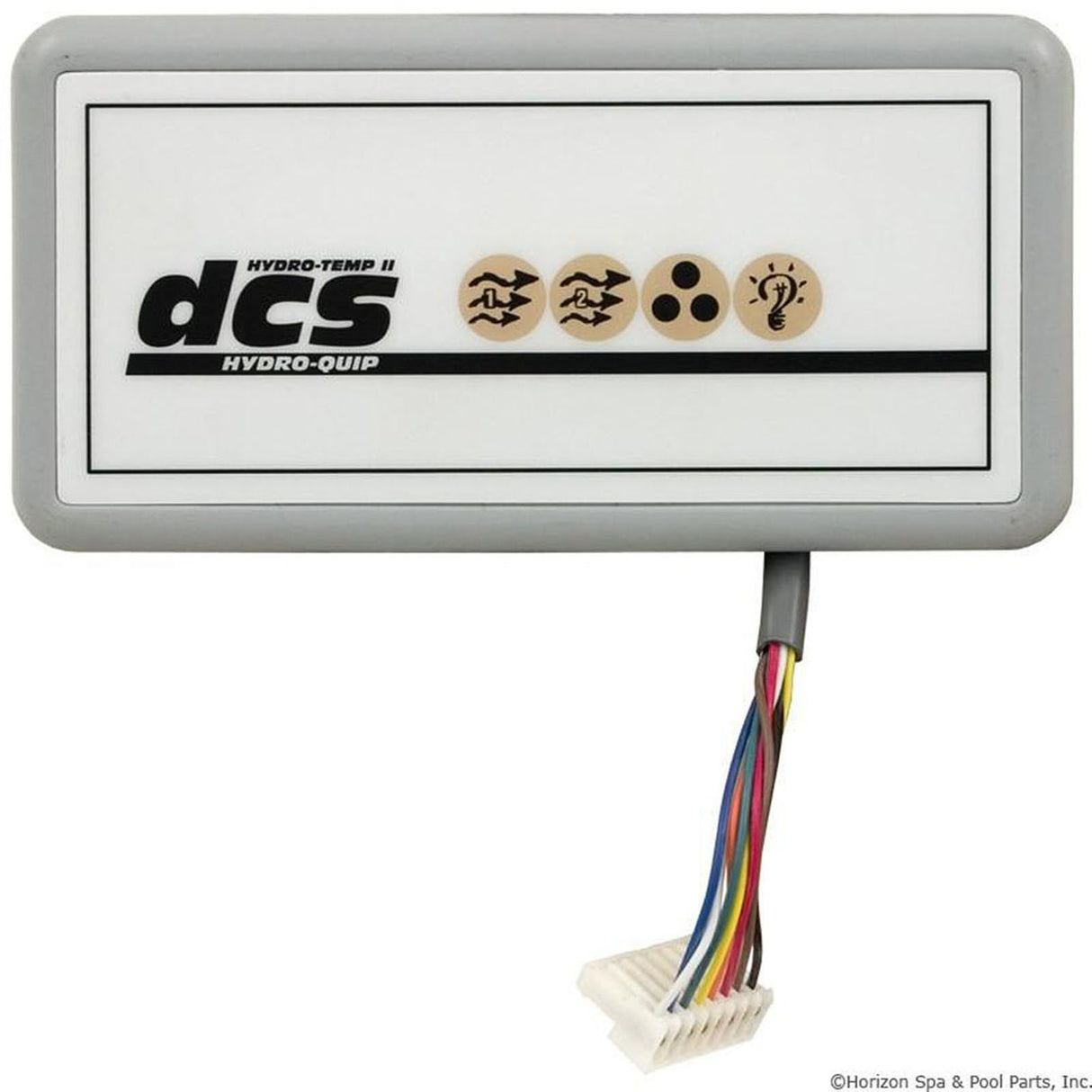 Topside, HydroQuip Aux Control, P1, P2, Lt, Aux, 25ft Cord : 48-0210-A-S
