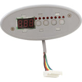 Topside, H-Q Eco 1, 4 Button, Sm Oval, w/ Overlay, 10ft Cord : 34-0193-K