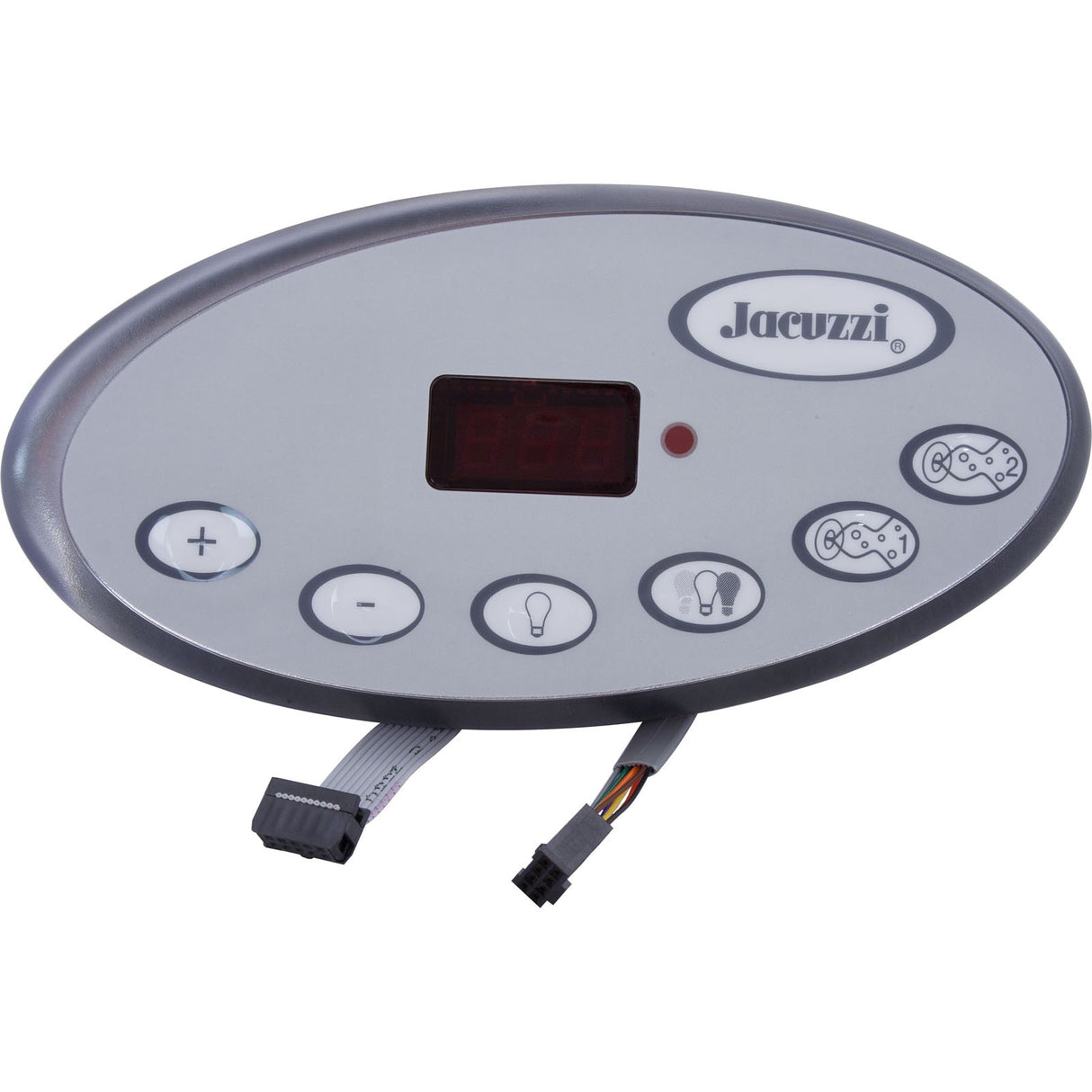 Topside, Jacuzzi J-300 LED, 6 Button, P1, P2, Lt, After2007 : 2600-328