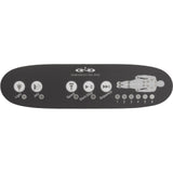 Overlay, Dimension One, TSC-42, 5 Button, Gray : 01560-5001