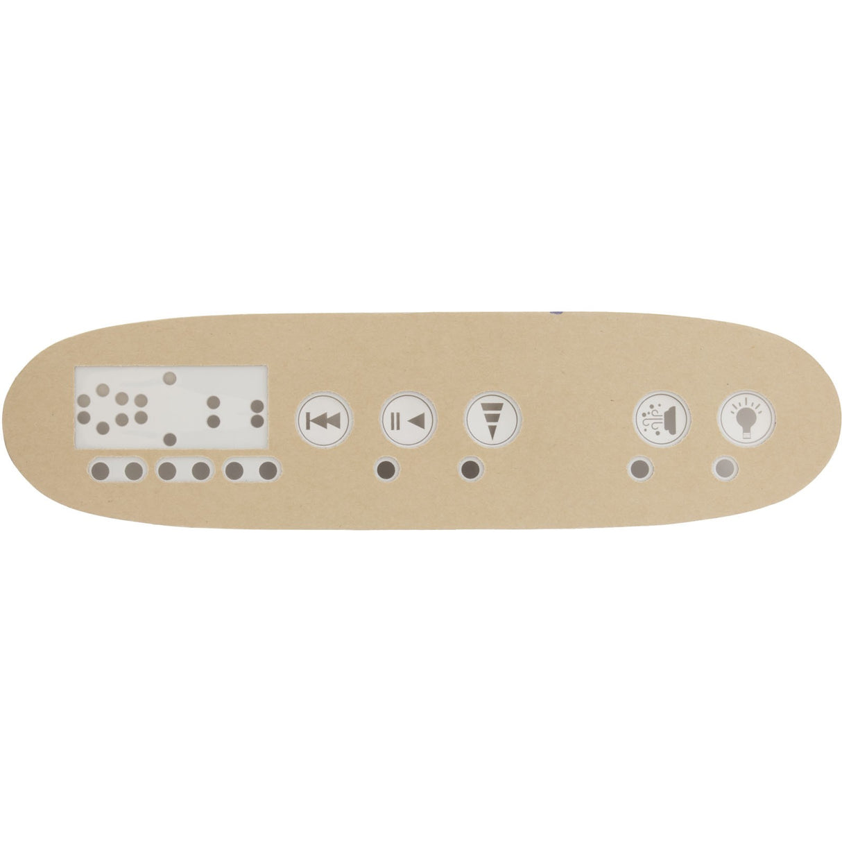 Overlay, Dimension One, TSC-42, 5 Button, Gray : 01560-5001