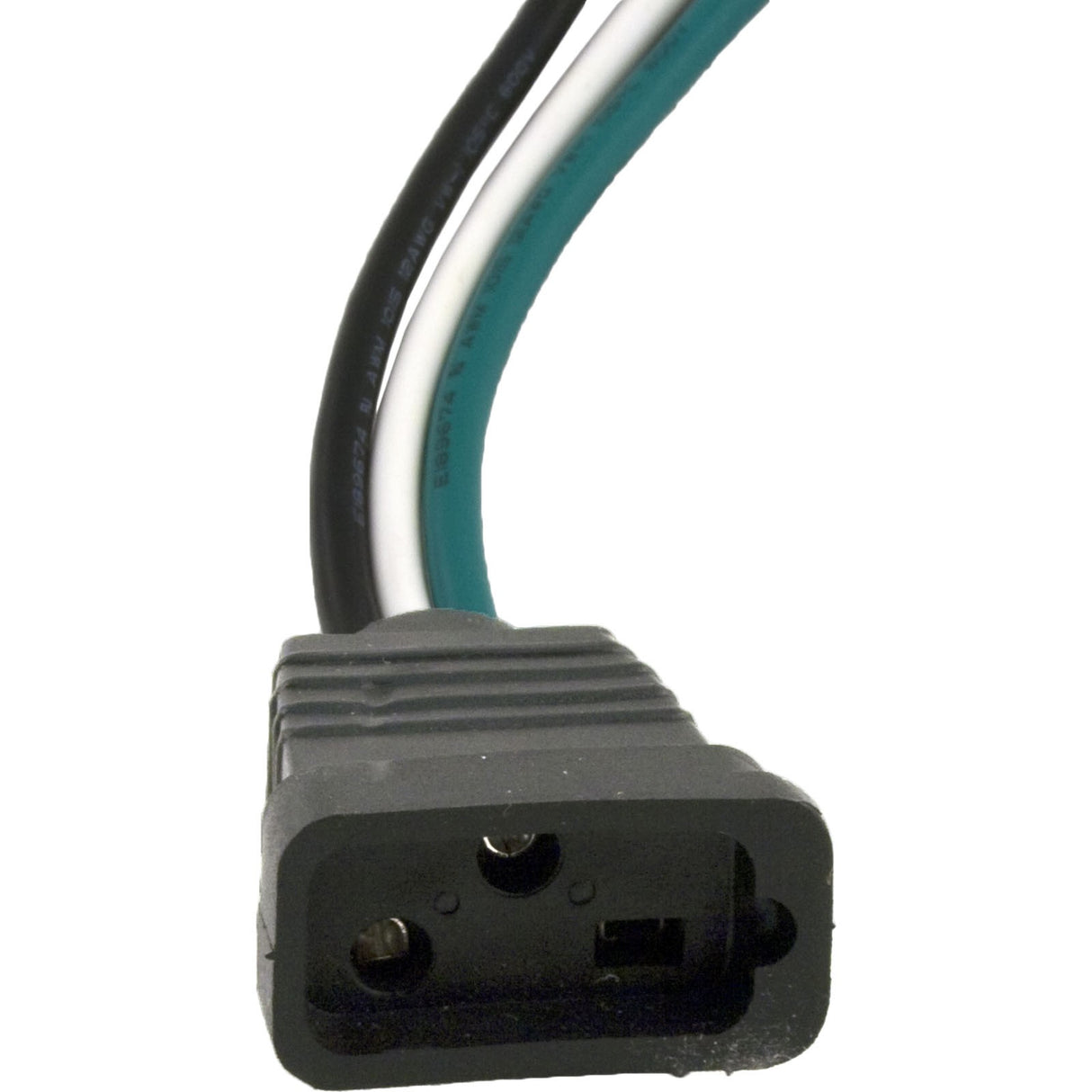 Receptacle, H-Q, VH, Molded, 12/3, Black : 09-0041A