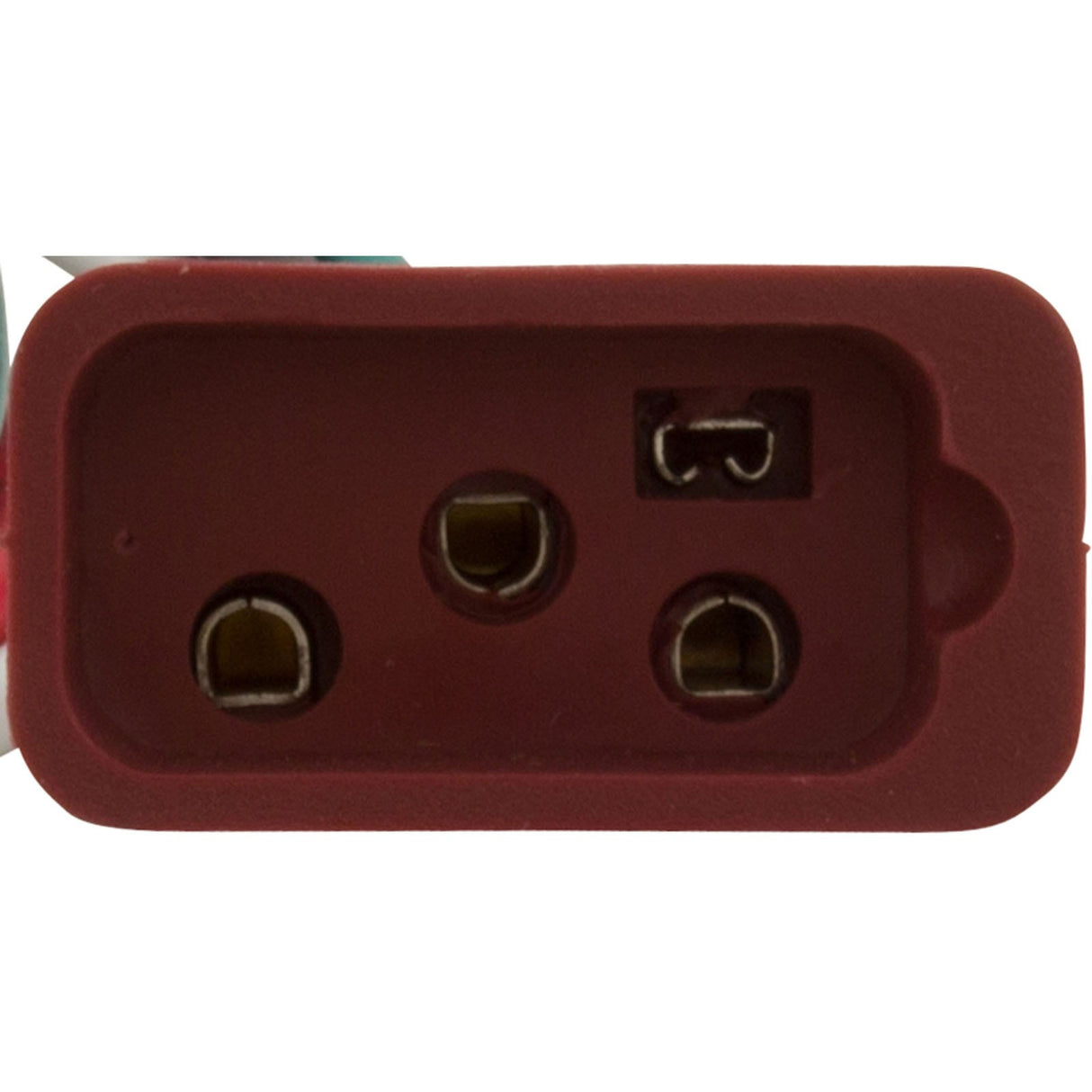 Receptacle, H-Q, Pump 2, 2 Speed, Molded, Brown, 14/4 : 09-0023C