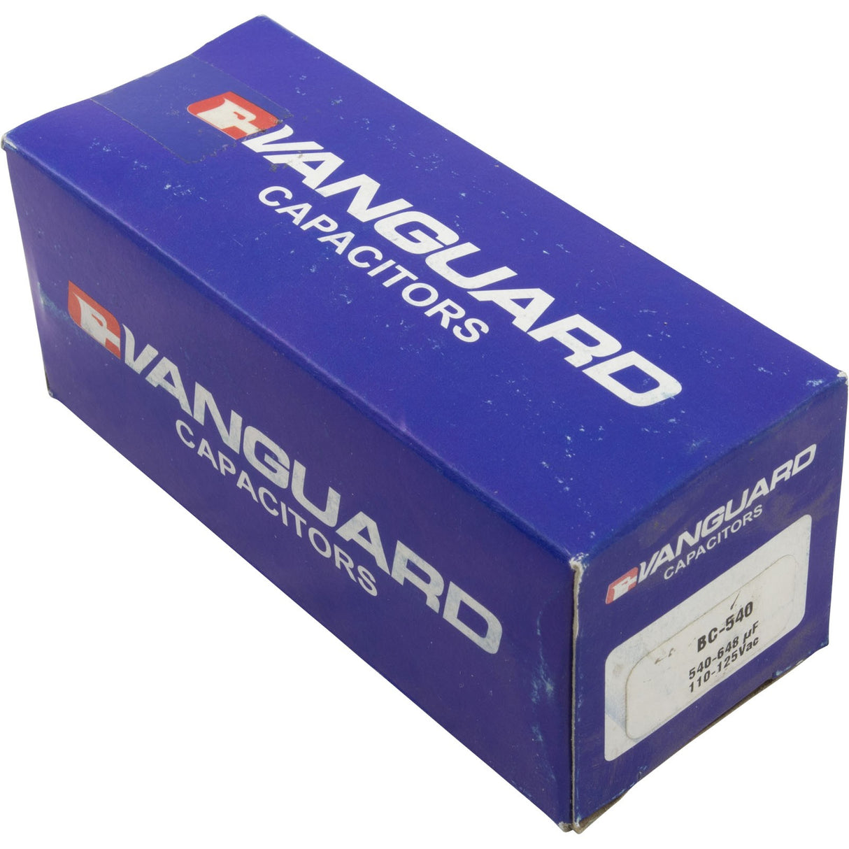 Start Capacitor, 540-648 MFD, 115v, 1-13/16" x 4-3/8" : BC-540
