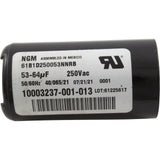 Start Capacitor, 53-64 MFD, 230v, 1-7/16" x 2-3/4" : 10003237-001-013