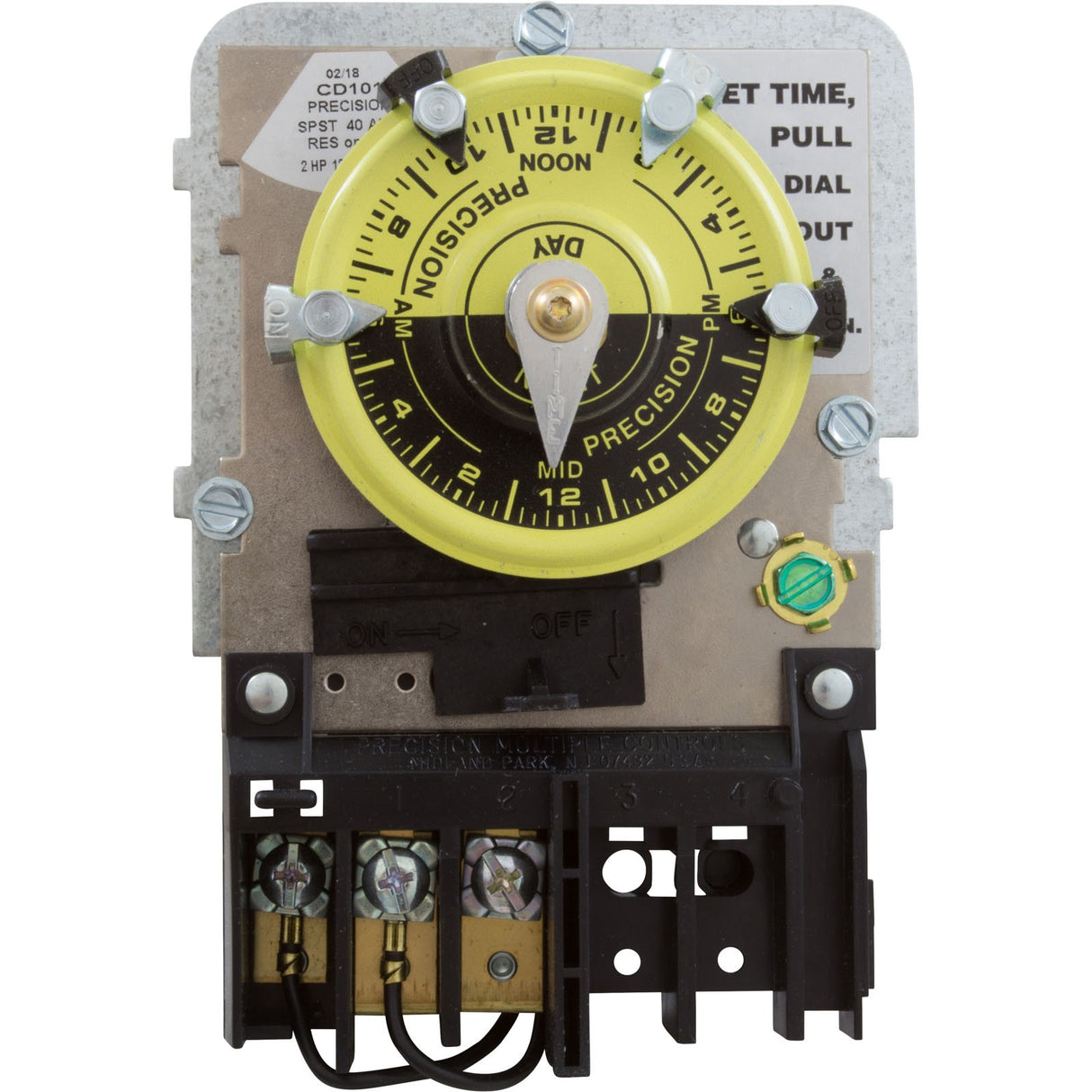 Timer Mechanism, PM Controls, Intermatic Repl, 120v, SPST, 24hr : CD101-IC