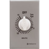 Timer, Intermatic FF415M, 15 Min., DPST, No Hold, Spring Wound : FF415M