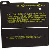 Timer Insulator Protector, Single, Intermatic T100 Series, Blk : 124T2411A-Single