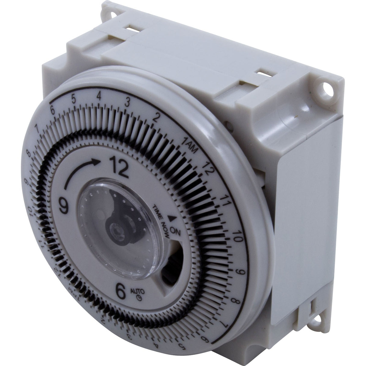Timer, Grasslin Repl, SPDT, Panel Mount, 230v, w/override, 24hr : 34-0049-K