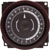 Timer, Diehl, SPST, Panel Mount, 24vac, 24hr : TA4067