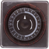 Timer, Diehl, SPST, Panel Mount, 115v, 20A, w/housing, 24hr : TA4160
