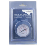 0-60 Pressure Gauge With Bezel, Back Mount Clam Shell Pack : 25501-020-900