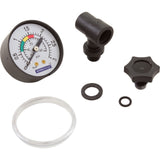 Pressure Gauge Kit, Astral, Back Mount, 1/8" : 4404080104
