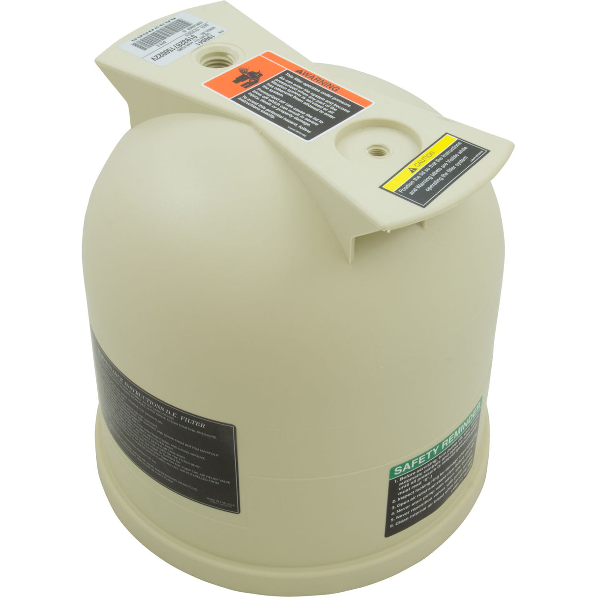 Tank Lid, Pentair American Products Warrior 44/88, Almond : 190041 - American Products/Pentair - 788379672812 - PartsForSpas.com