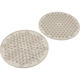 Tube Sheet Set, Hayward Perflex EC65/75, Top & Bottom : ECX11034SET - Hayward - 0610377387965 - PartsForSpas.com