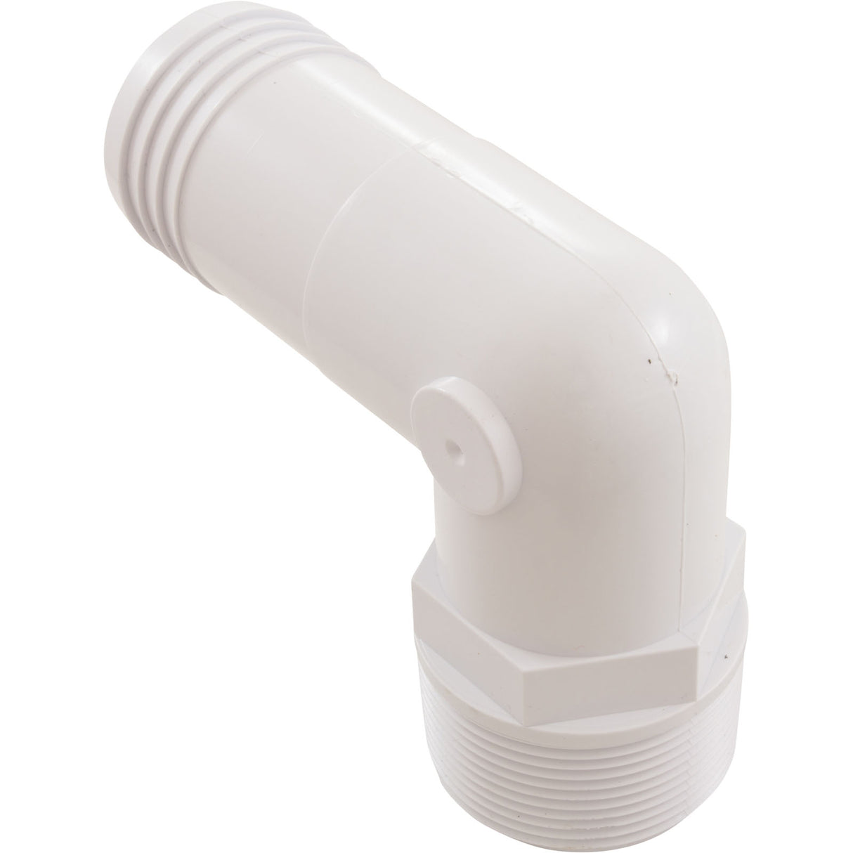 Elbow, Hayward, 1-1/2" Male Pipe Thread x 1-1/2" Barb : SPX1105Z4 - Hayward - 0610377037884 - PartsForSpas.com
