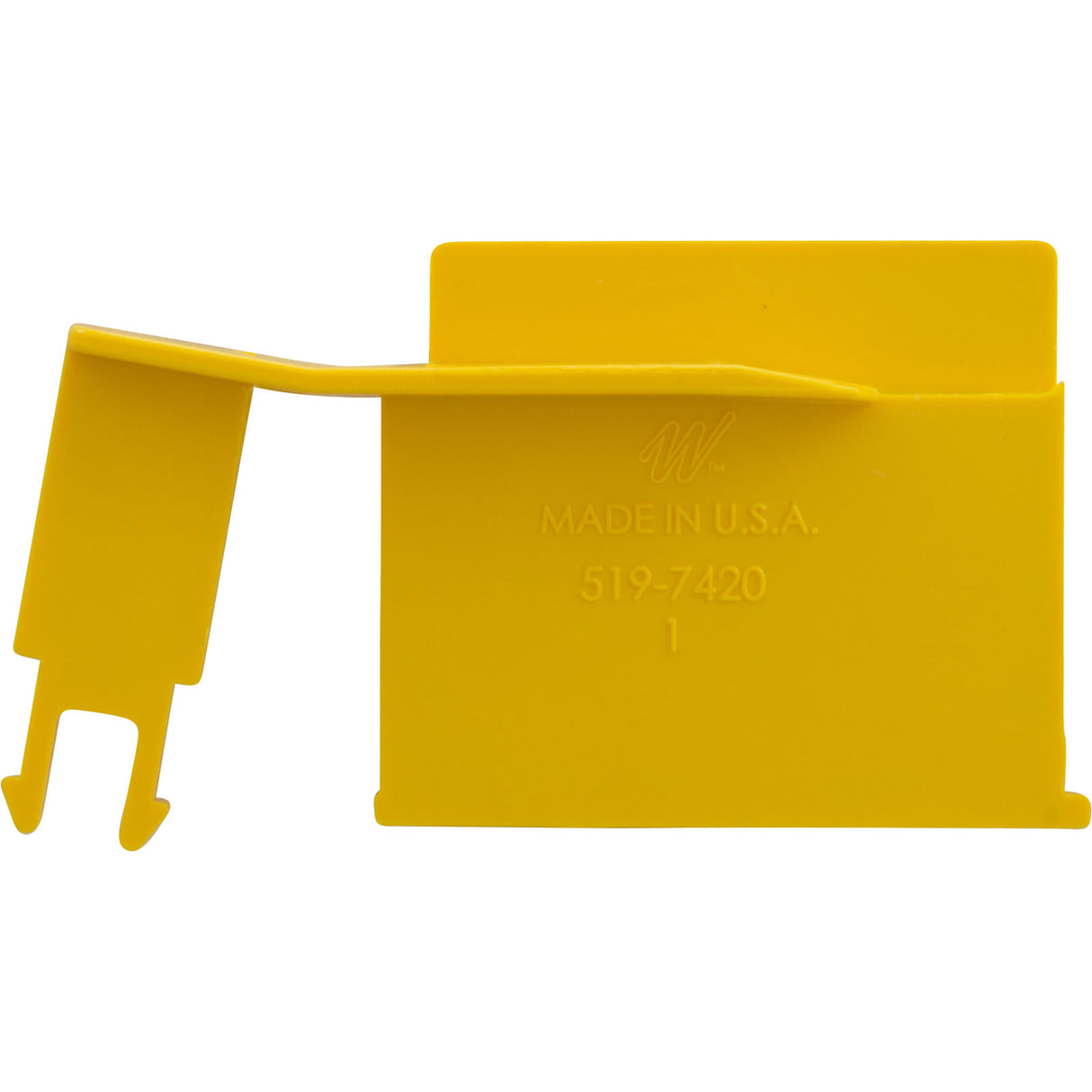 Lock Tab, Waterway Clearwater II, Yellow, Extended Arms : 519-7420 - Waterway Plastics - 806105470713 - PartsForSpas.com