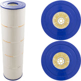 Cartridge, 4 Pk, Pleatco, 105sqft, 3"ot, 3"ob, 7", 26-1/16" 4oz : PCC105-PAK4