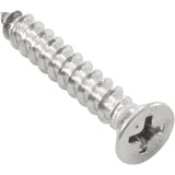Number 8 X 1" Phil Flat Head Type A 316 S/S Screw : 819-1031