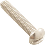 Screw, 8-32 x 1", Pan, Slot, SS :