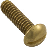 Screw, 1/4"-20 x 1", Pan, Slot, SS :
