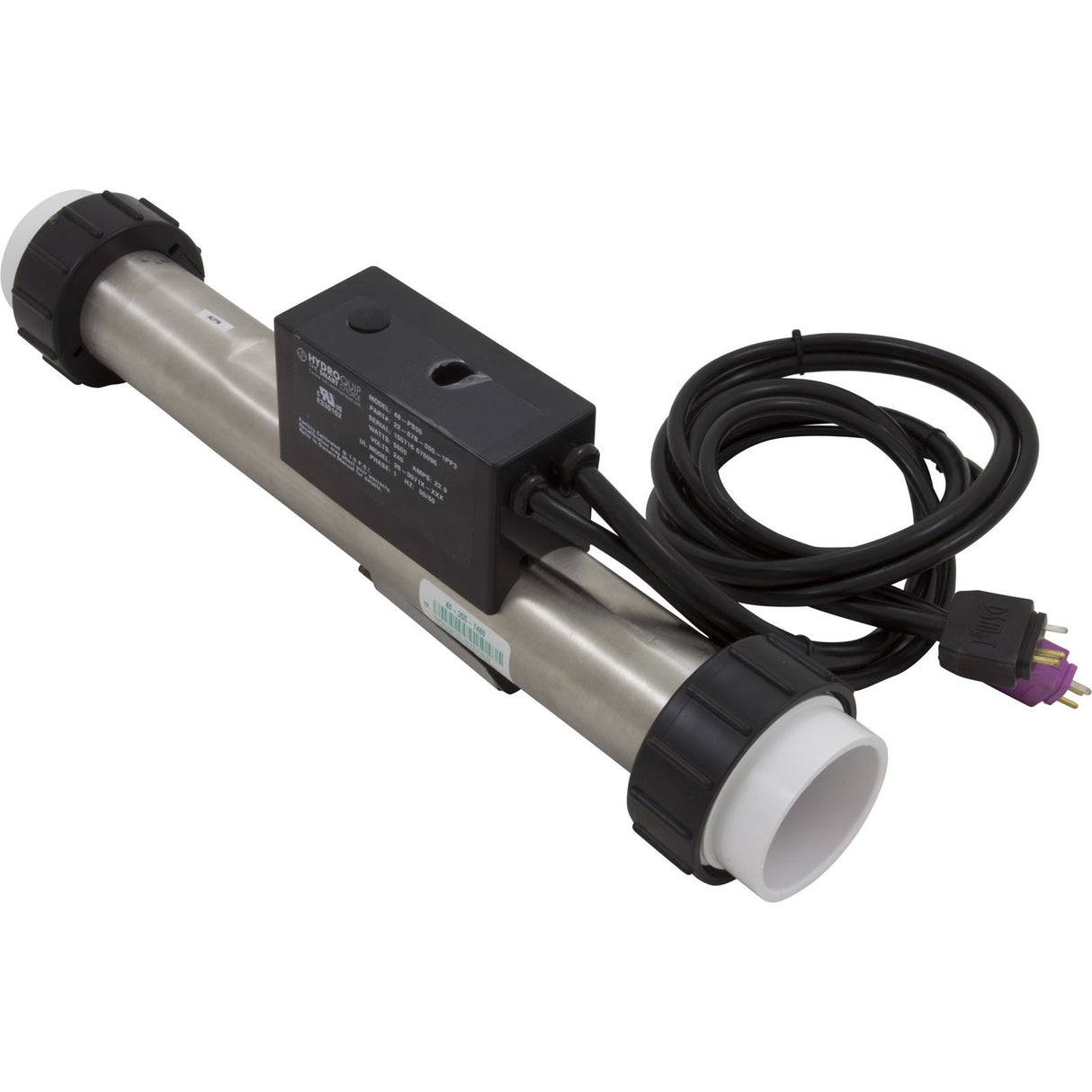 Heater, FloThru, HQ PS Elec, 230v, 5.5kW, w/Long Cord, Slide : 48-PS55