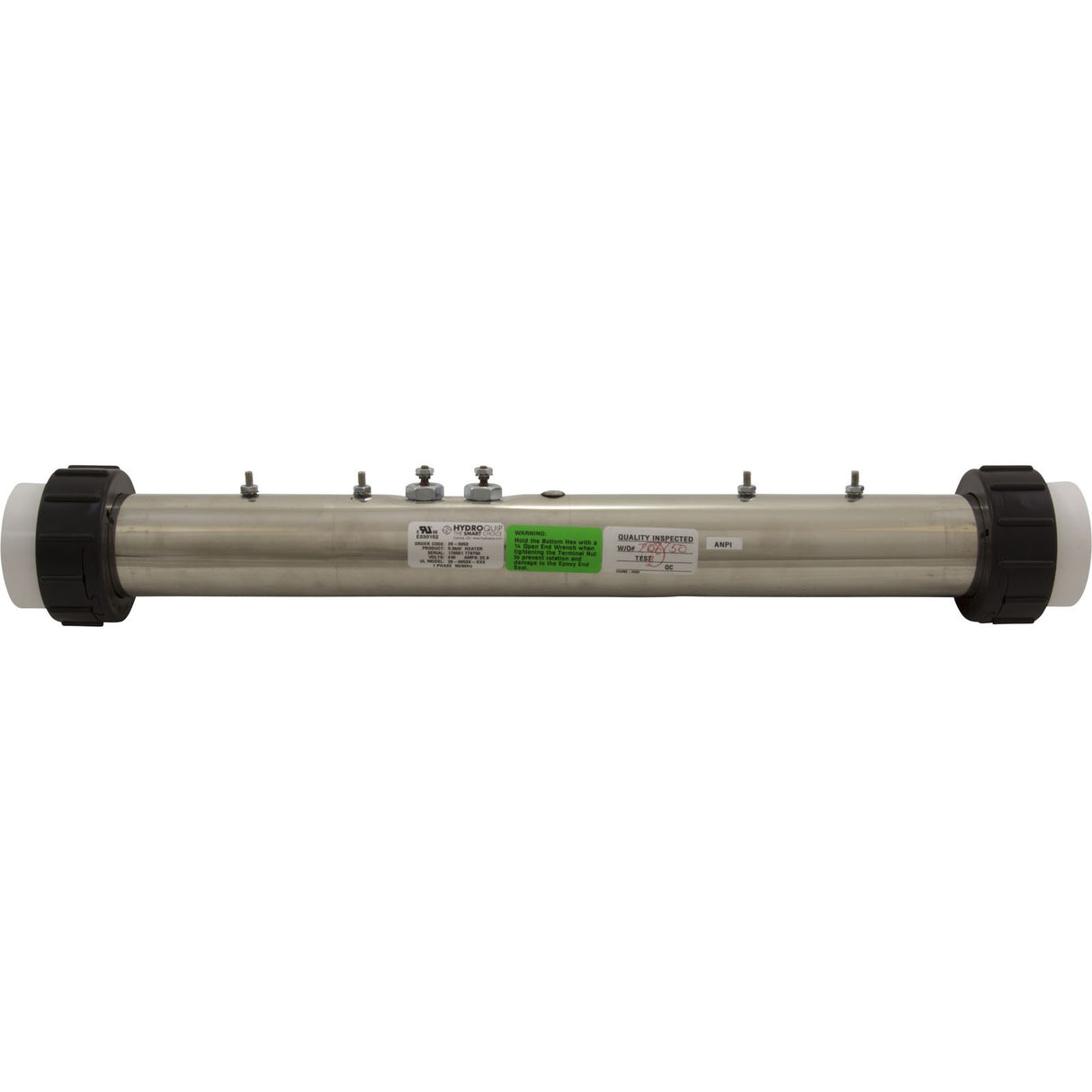 Heater, FloThru, HQ 8000, 19-1/4" X 2", 230v, 5.5kW, w/Tlpcs : 26-0053-K