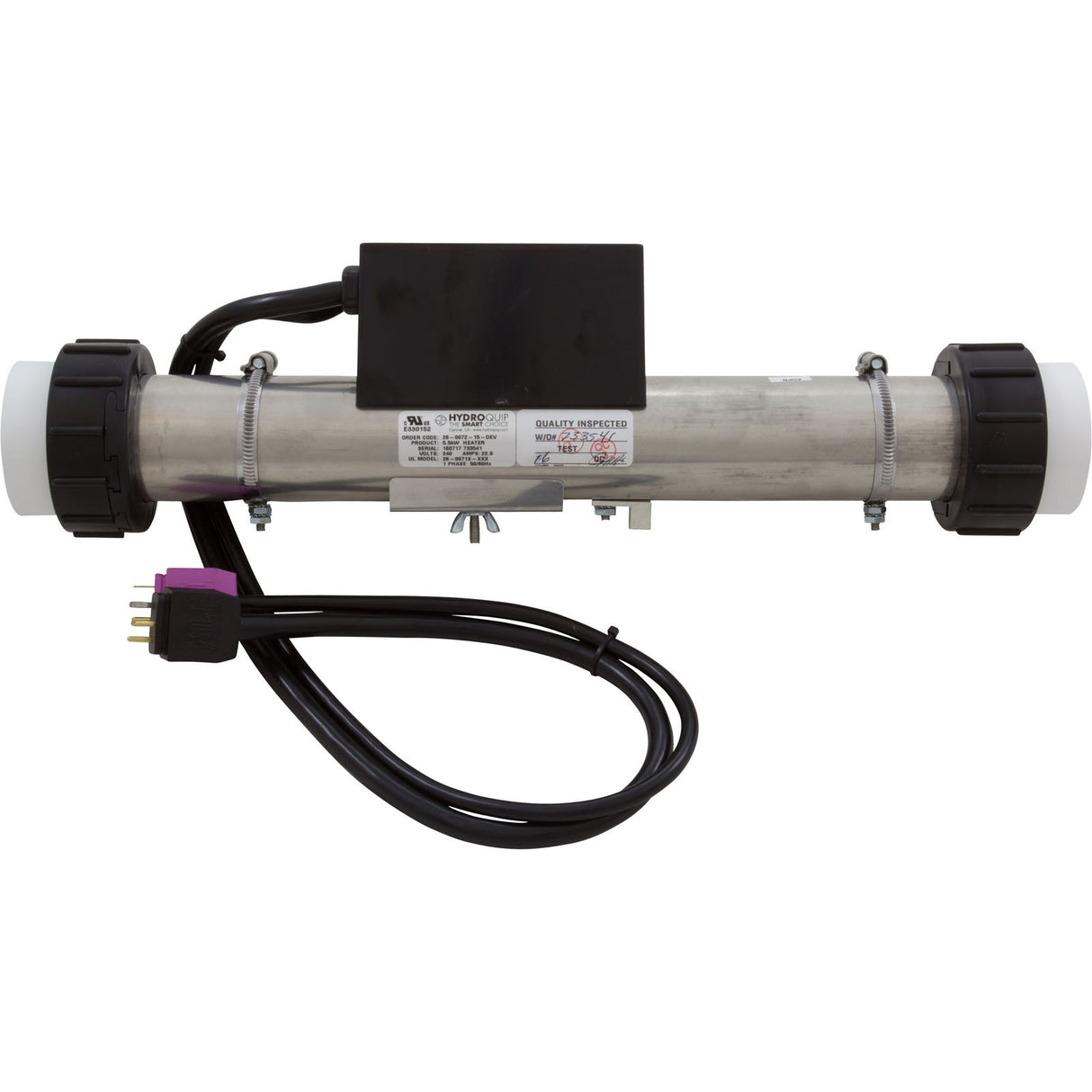 Heater Assy, Baja Spas, Slide Kit, 230v 5.5KW, 30" Cord : 26-87B-S00-1FP3