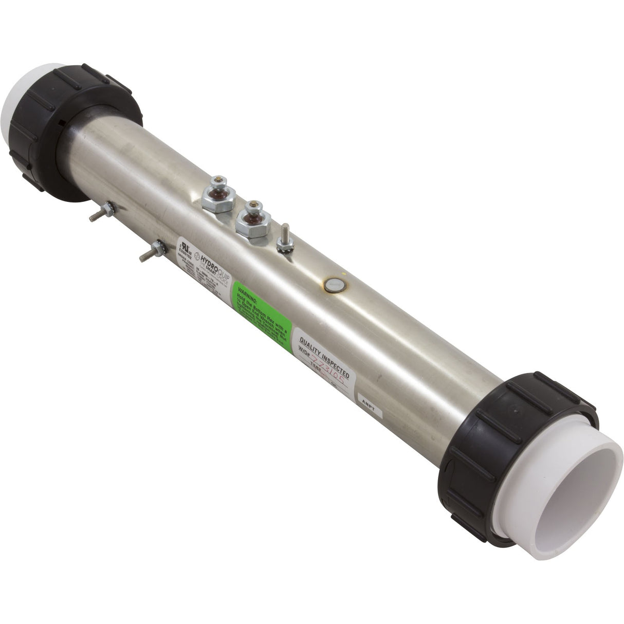 Heater, FloThru, Gecko S-Class Rpl, 15"x2-1/4", 230v, 5.5kW, Gen2 : 26-0800-7S-K