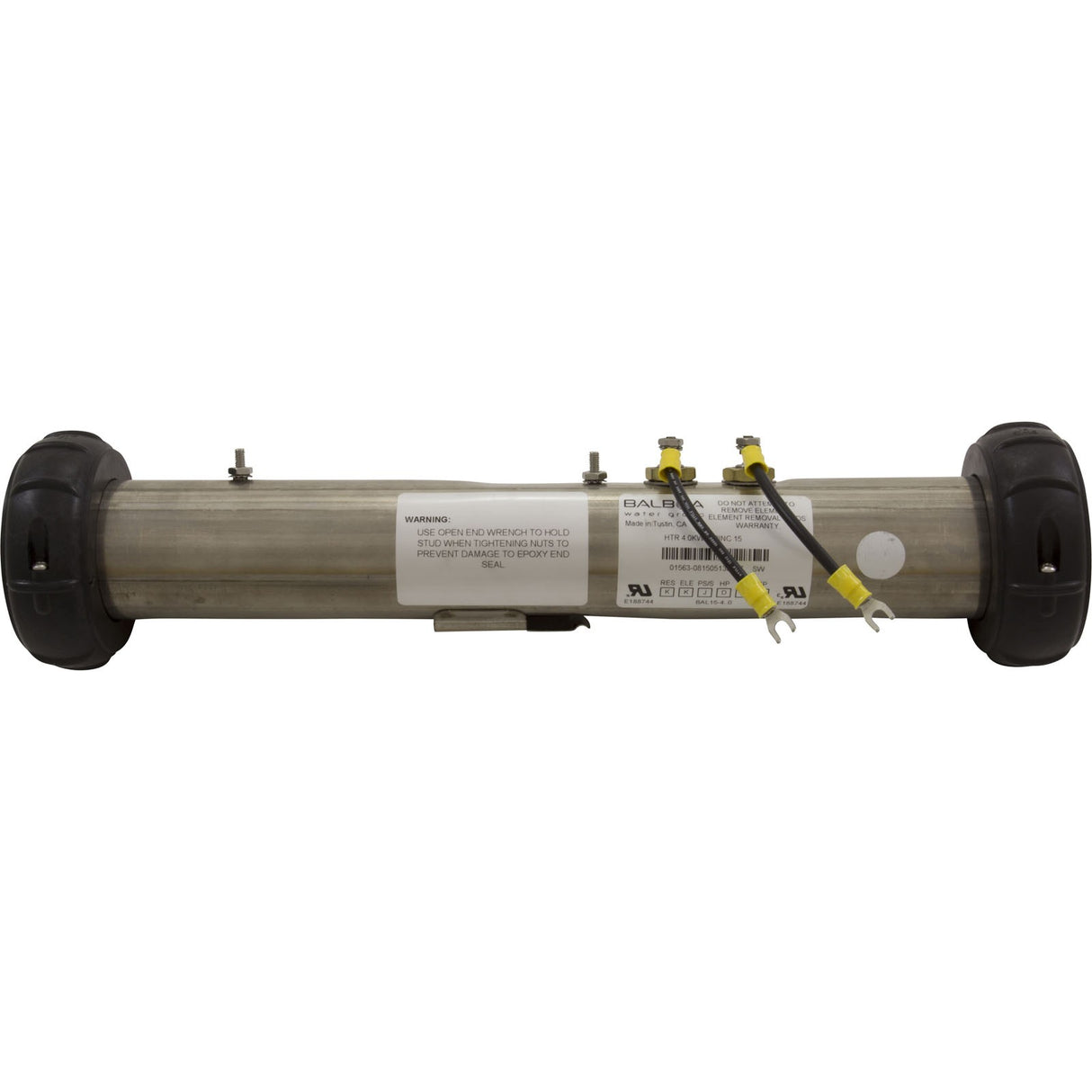 Heater, FloThru, D-1, 15" x 2", 230v, 4.0kW : 1563-08