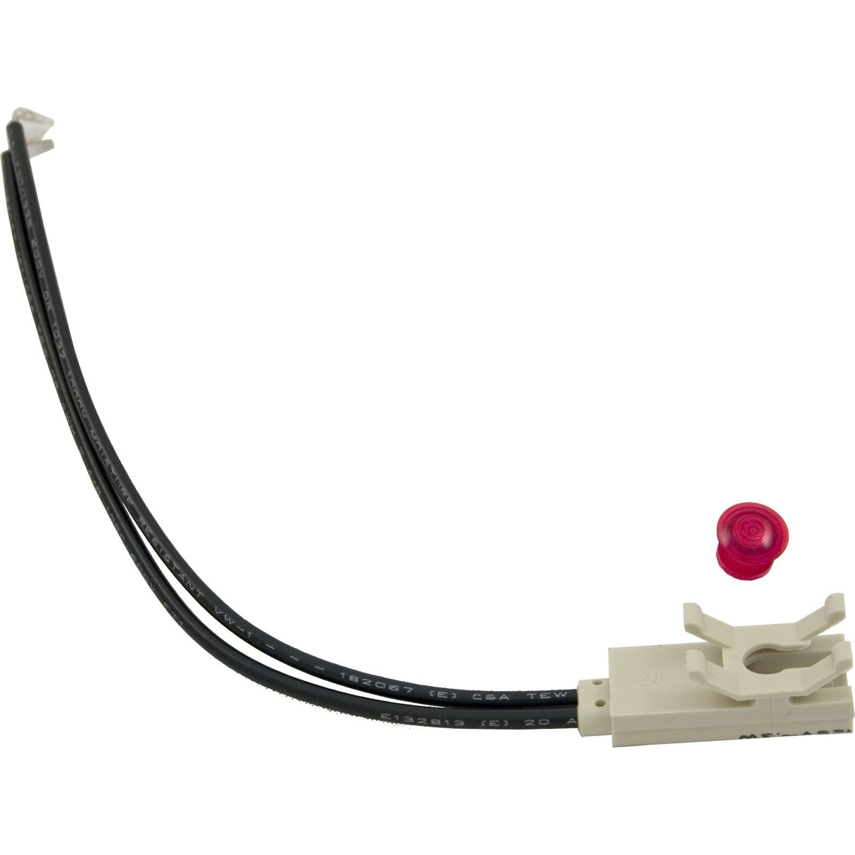 Indicator Light, 115v, 1/4 Hole Size, Red :