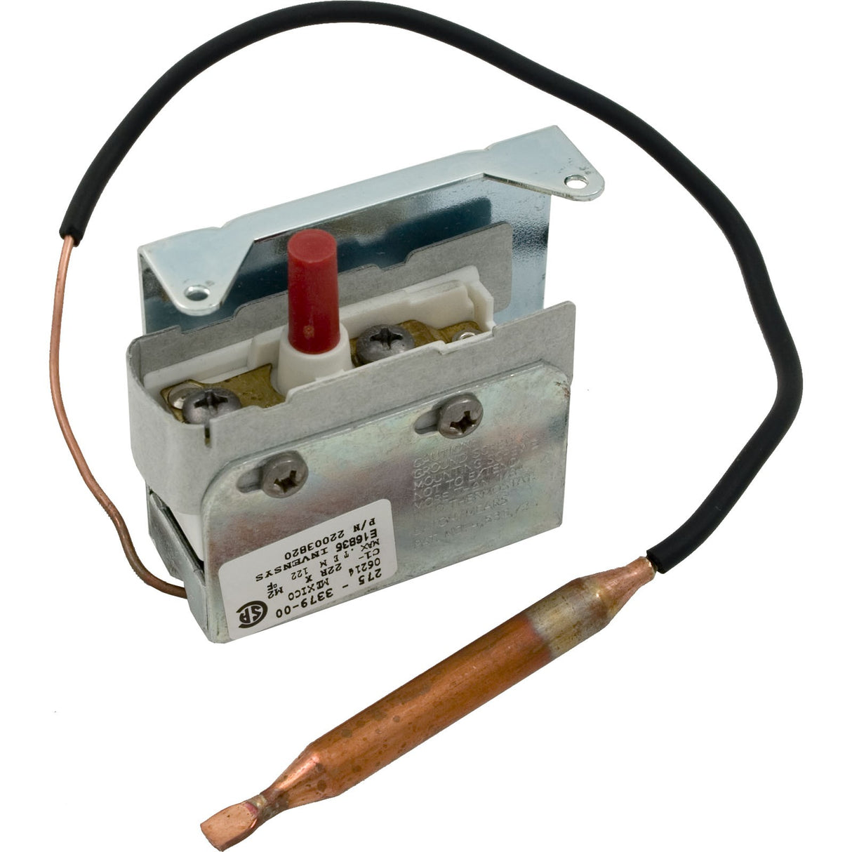 Hi-Limit, 5/16" dia, 12"Cap, SPST, Screw Terminal, Coates 61L/E-6 : 22003820