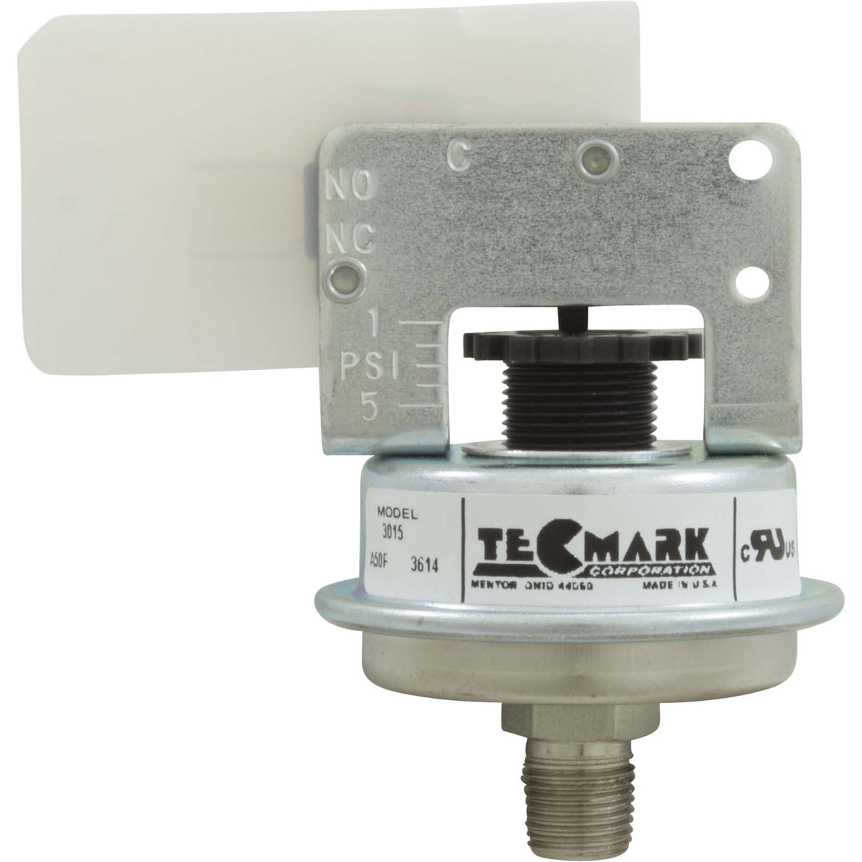 Pressure Switch 3015, 25A, Tecmark, 1/8"mpt, SPDT : 3015