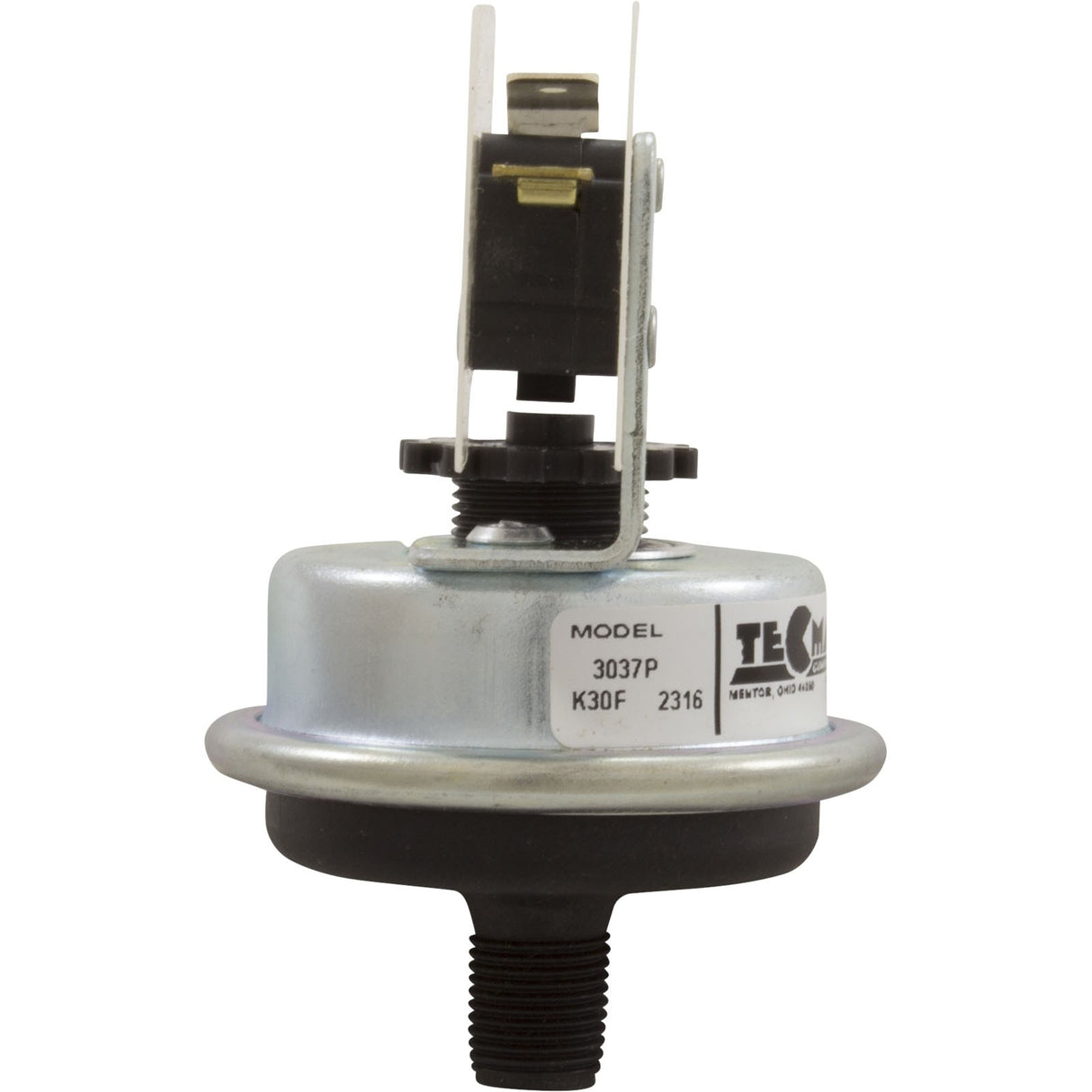 Pressure Switch, Tecmark, 1-5 PSI, 1A, 1/8"mpt, Pilot Duty : 3037P