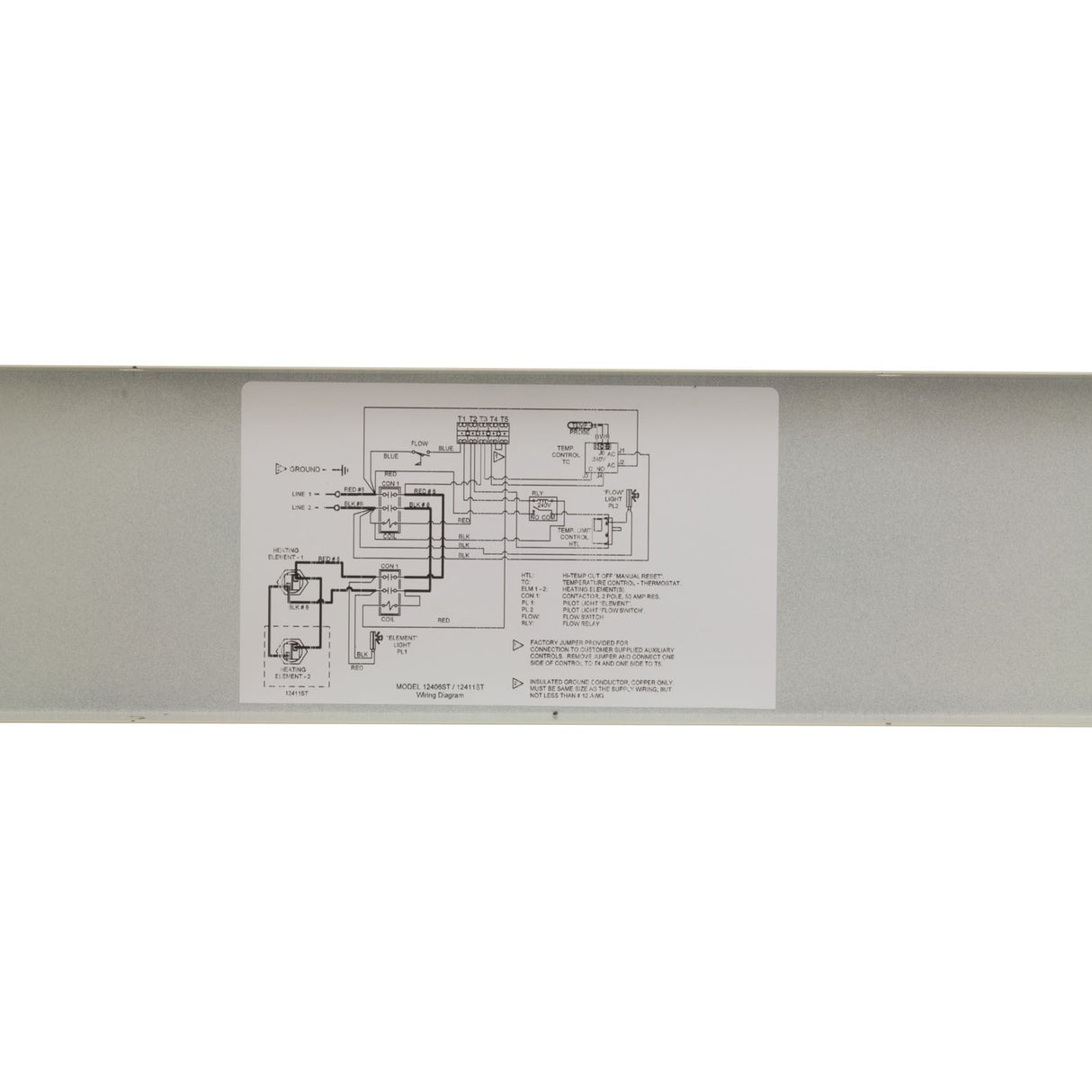 Electric Heater, Coates, 11.0kW, 240V, Single Phase : 12411ST