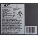 Digital Electric Heater, Raypak E3T, 1-1/2" mpt, 230v, 5.5kW : 017121