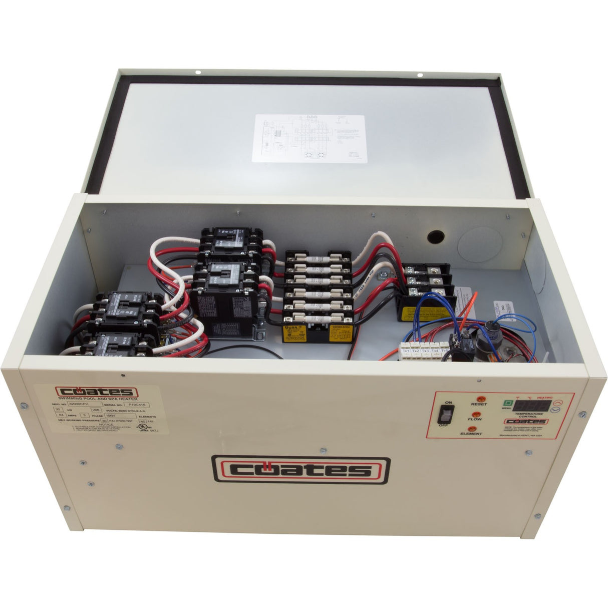 Heater, Coates, 24kW, 480v, 3 Phase : 34824CPH