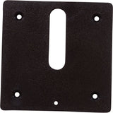 Jandy Pro Series Minijet Cover Plate, Screws, Black : MJ6350