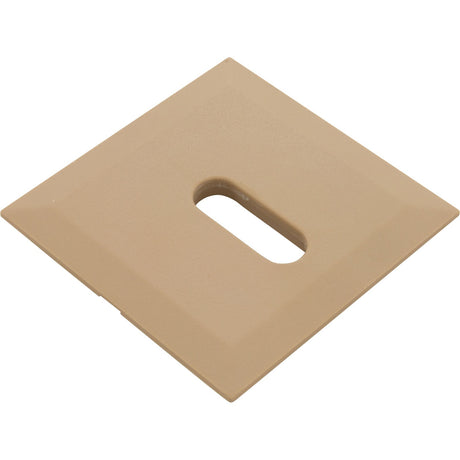 Cover, CMP, Deck Jet J-Style, Square, Tan : 25597-000-129 - Custom Molded Products - 25597-000-129 - PartsForSpas.com