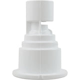 Wall Fitting, WW Poly Storm Gunite, Built-In, Wht, Thread-In : 215-1390