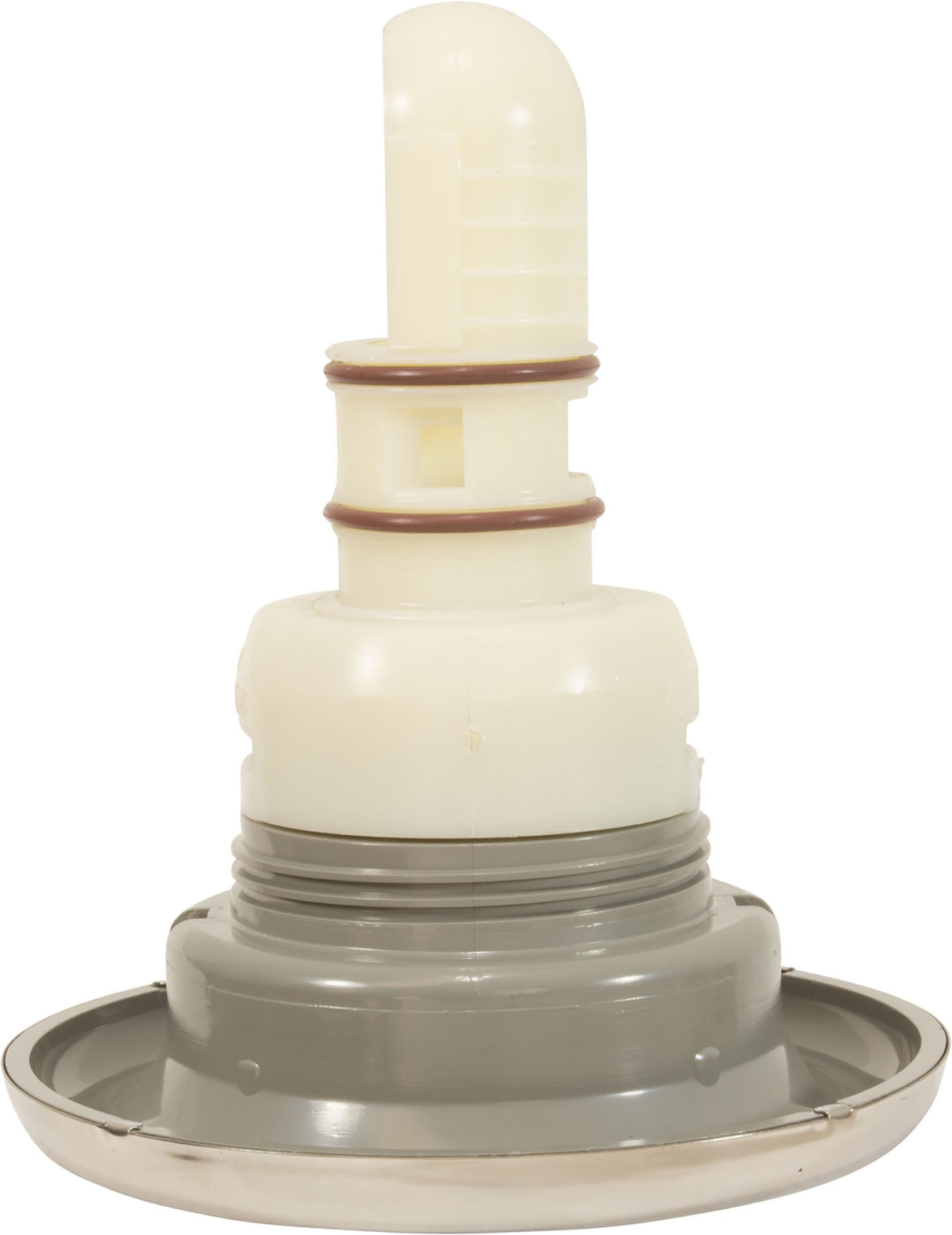 Adj. Whirlpool Jet Internal Mtl. Esc.-Gray, Thd : 229-2067S