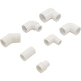 Jet Cmplt, Jac Whirl BMH, 2"hs, Dir, Smth, a1/2"s, w3/4"s, Wht, Kit : HC31940