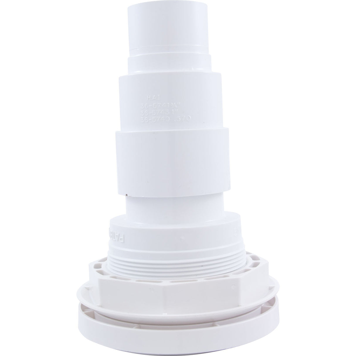 Jet Cmplt, BWG/HAI Whirlpool, 3-5/16"hs, Dir, Smth, White : 16-5759WHT