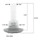 Jet Intl, BWG Cyclone Euro, 2"fd, Dir, Txt Scal, Gry : 900139WW