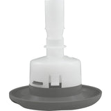 Jet Intl, BWG Cyclone Luxury, 3-1/2"fd, Dir, Txt Scal, Gry : 9844WW